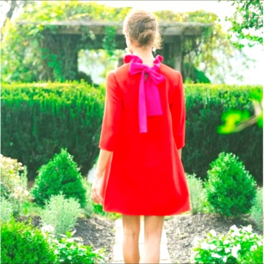 Colorblock Shift Sweetheart Dress